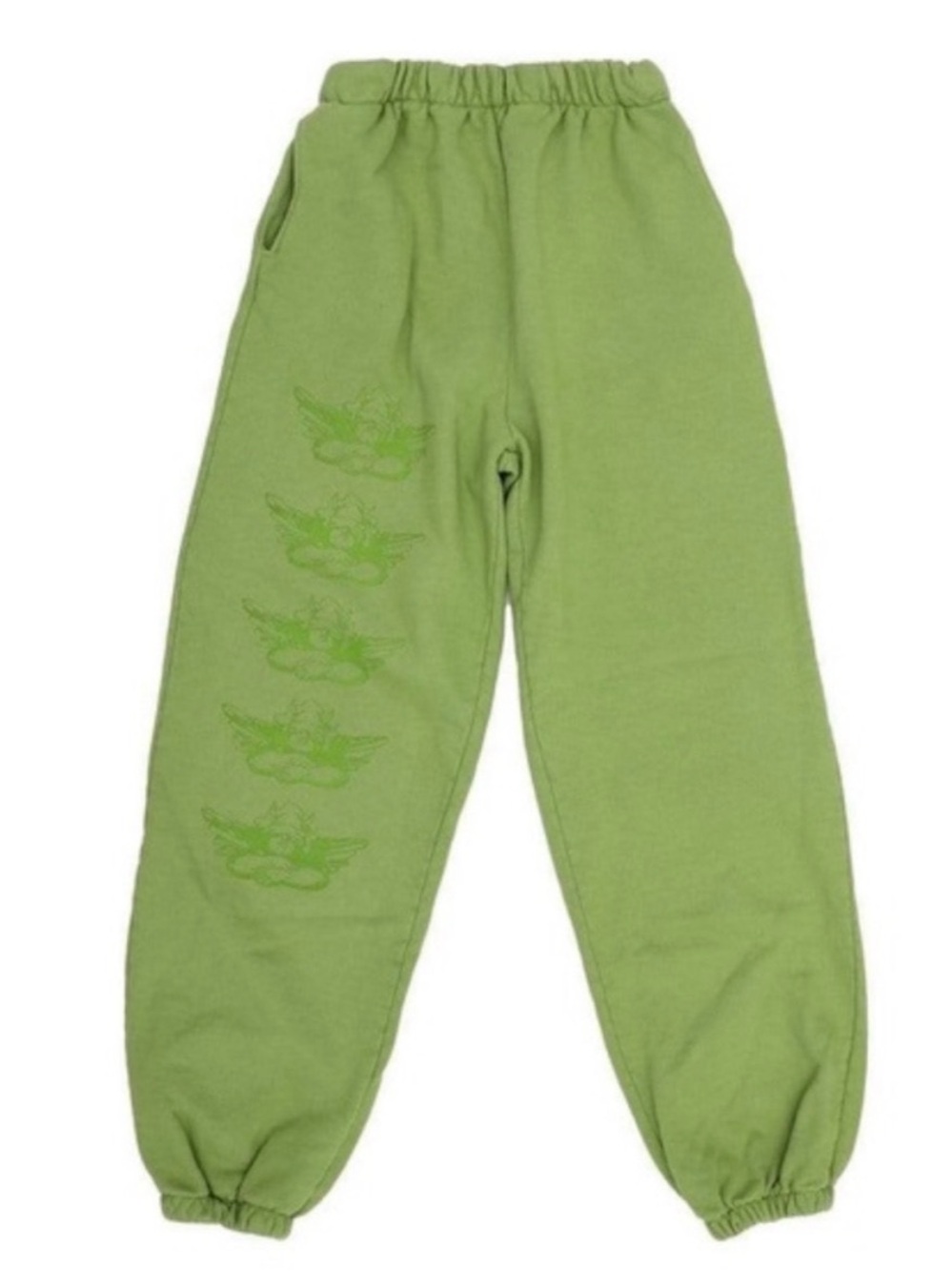 green boys lie sweatpants